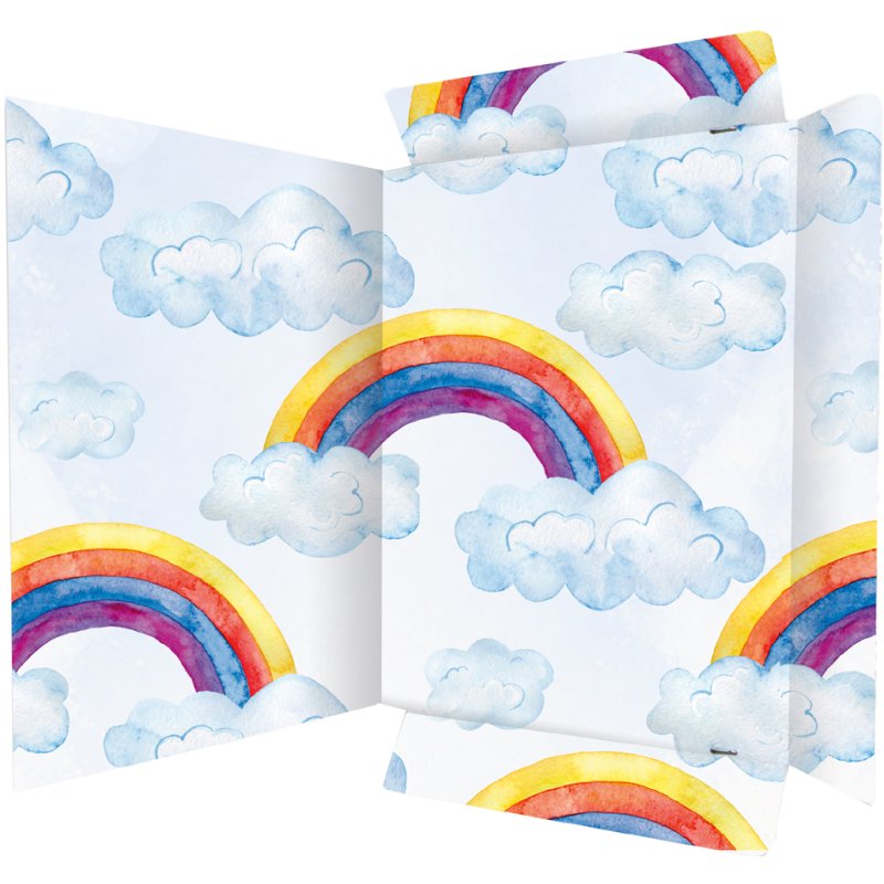 RNK Verlag drawing folder A4, cardboard with elastic, 240×330 mm