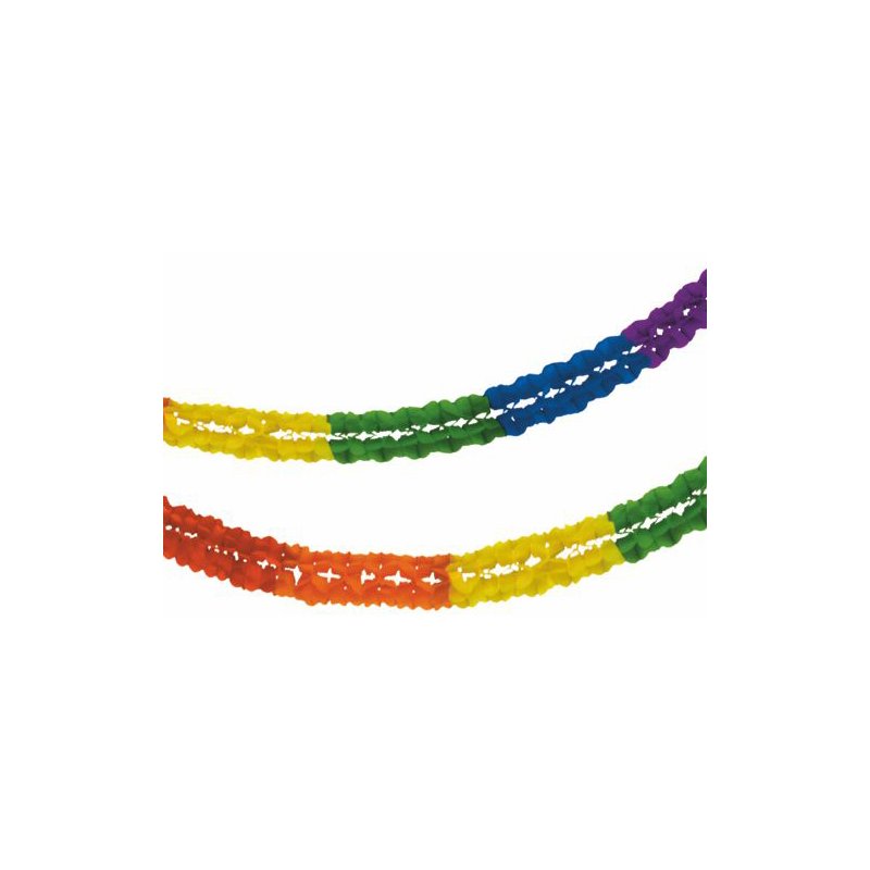 PAPSTAR Guirlande Rainbow, papier, diamètre 160 mm, 10 mètres