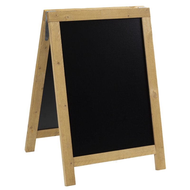 Securit tableau de trottoir Nature, surface tableau noir, 545×440×850 mm
