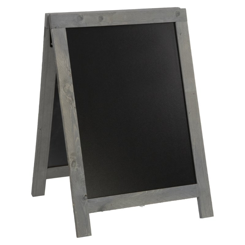 Securit tableau de trottoir Nature, surface tableau noir, 545×440×850 mm