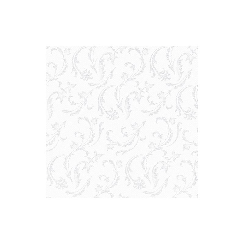 PAPSTAR serviettes Royal Collection Damascato, blanc, 4 plis, 40×40 cm
