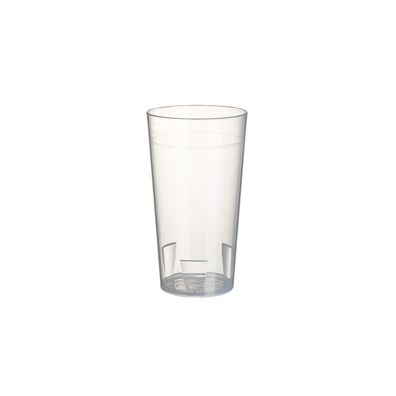 STARPAK gobelets à boire PP, transparent, 0,3 litre, 10 pièces