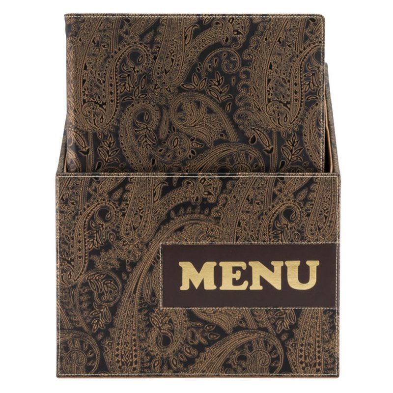 Securit chemises à menus Design Paisley, A4, 10 pièces