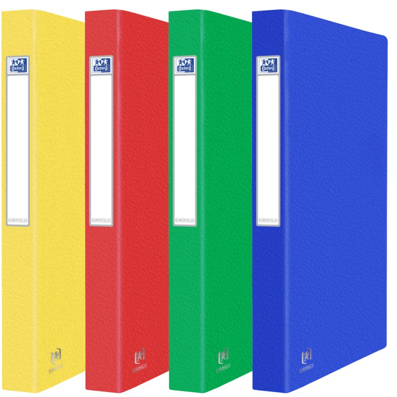 Oxford EUROFOLIO+ ring binder A4, blue, 2-ring, 35 mm