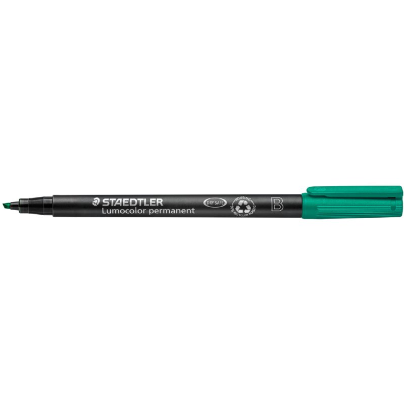 STAEDTLER Lumocolor permanente marker, navulbaar, groen, 1,0-2,5 mm