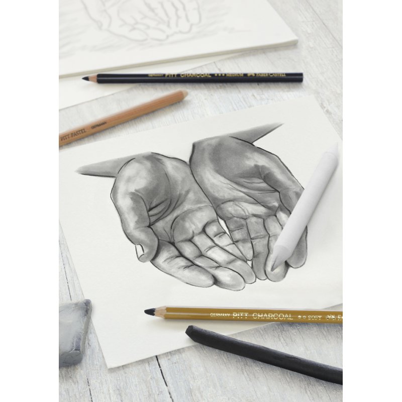 Faber-Castell drawing pencil set PITT, 7-piece, drawing set