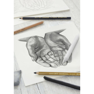 Faber-Castell tekenpotloden set PITT, 7-delig, tekenset