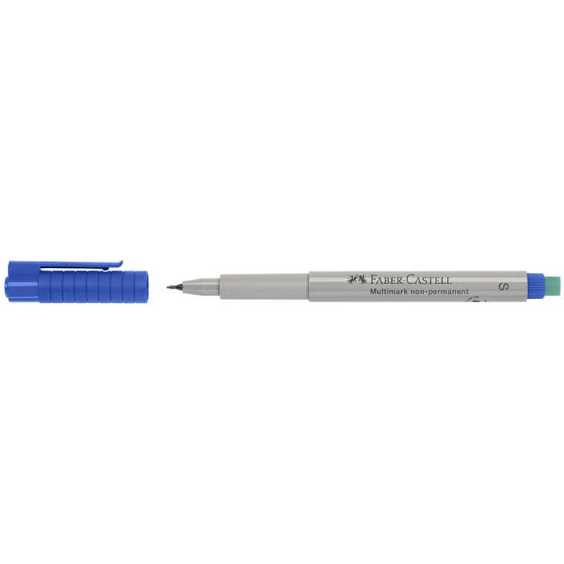 Faber-Castell OHP-CD-PLUS marqueur, non-permanent, bleu, 0,4 mm