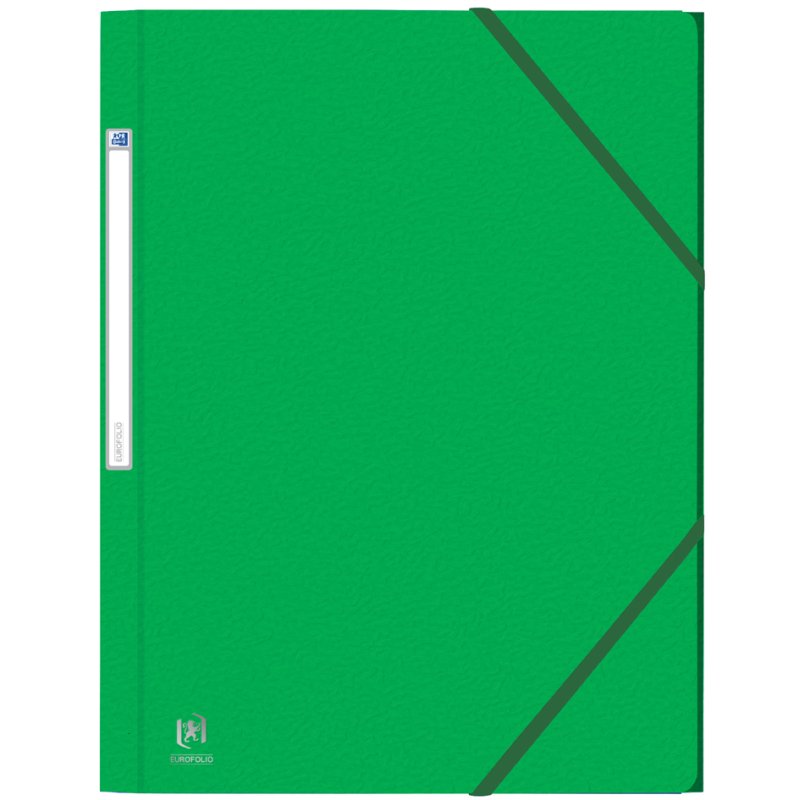 Oxford chemise à élastiques EUROFOLIO+, A4, vert, 425 g/m²