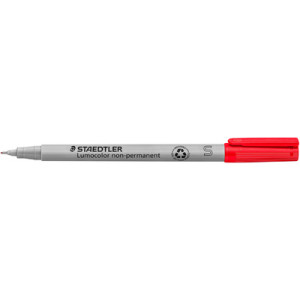 STAEDTLER Lumocolor uitwisbare marker 311S, blauw, 0,4 mm, navulbaar