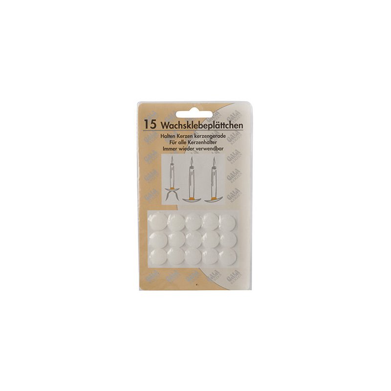 GALA rondelles de nettoyage blanc, diamètre 15 mm, 15 pièces