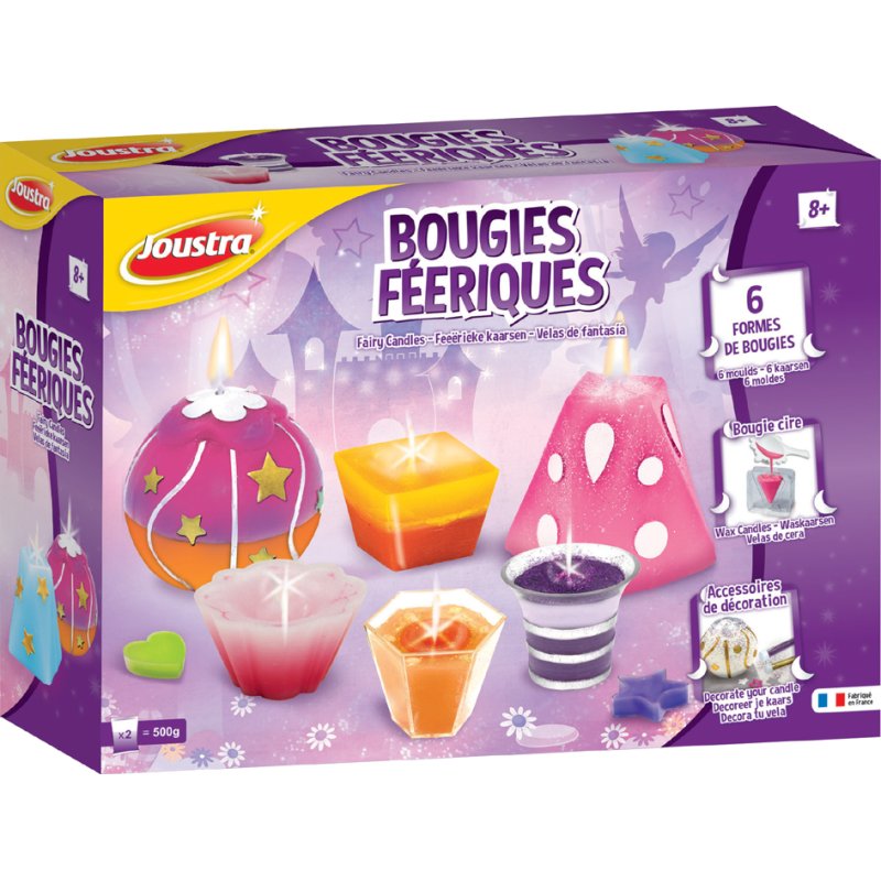Joustra kit créatif bougies, conte de fées, à partir de 8 ans