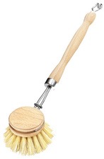 Peggy Perfect afwasborstel, verwisselbare kop, houten handvat, 250 mm