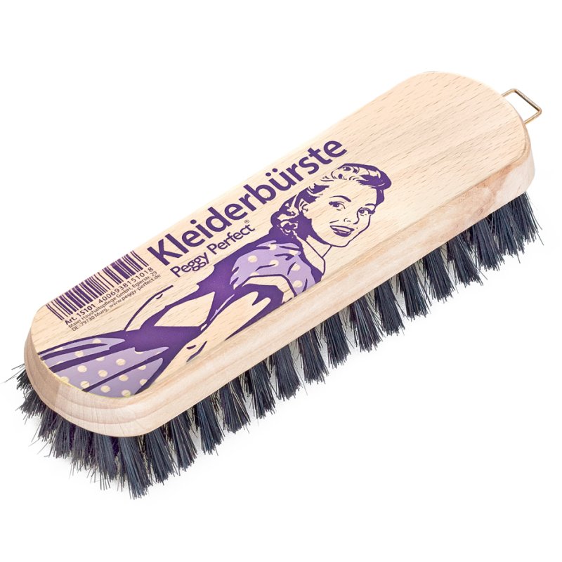 Peggy Perfect brosse à vêtements bois laqué, soies synthétiques, 180 mm