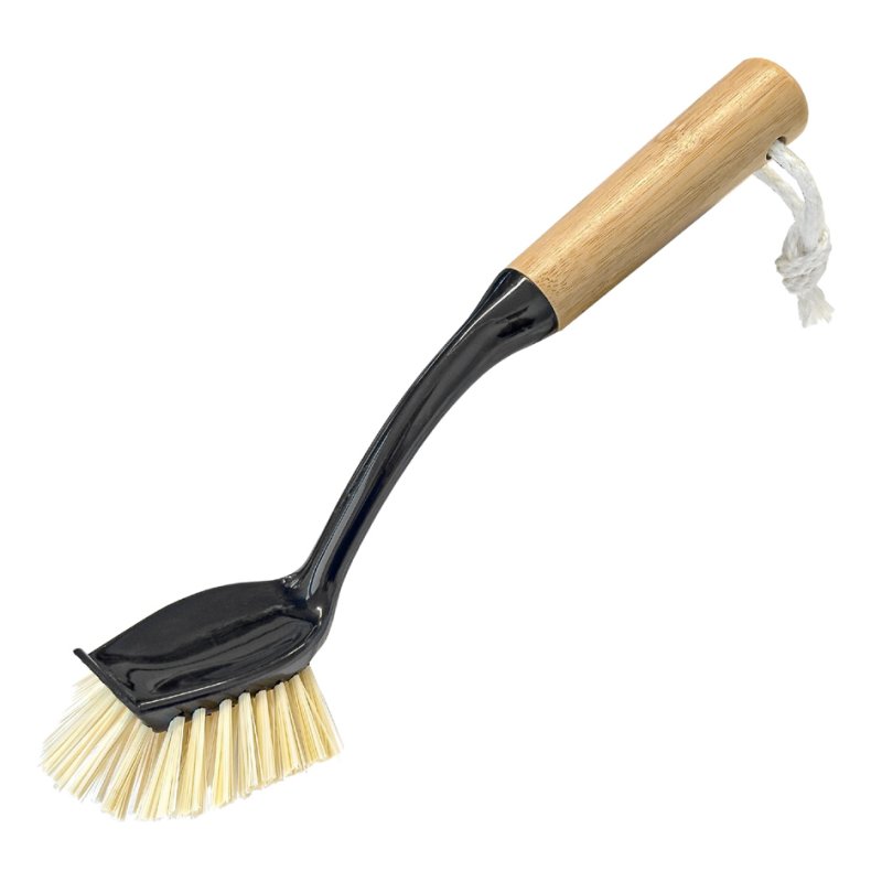 Peggy Perfect brosse à vaisselle, manche bambou, noir/naturel, 280 mm