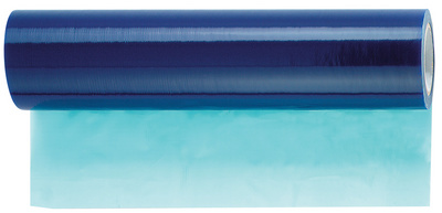 WESTEX glasfolie acrylaat, blauw transparant, 500 mm × 100 m