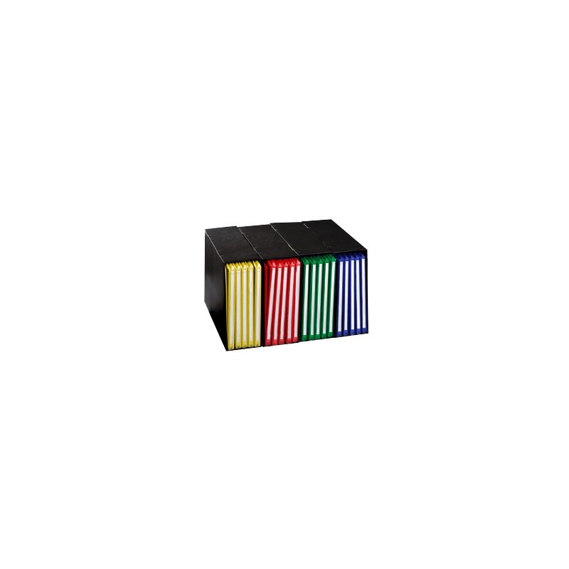 Oxford Container Eurofolio+ Alpina, carton noir, 5 chemises 15 mm dos