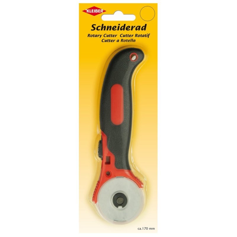 KLEIBER rotary blade, extra sharp cutting edge, black/red