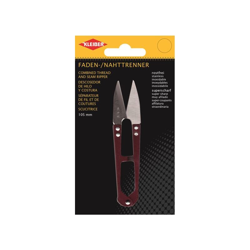 KLEIBER ouvre-couture en fil, rouge, 105 mm