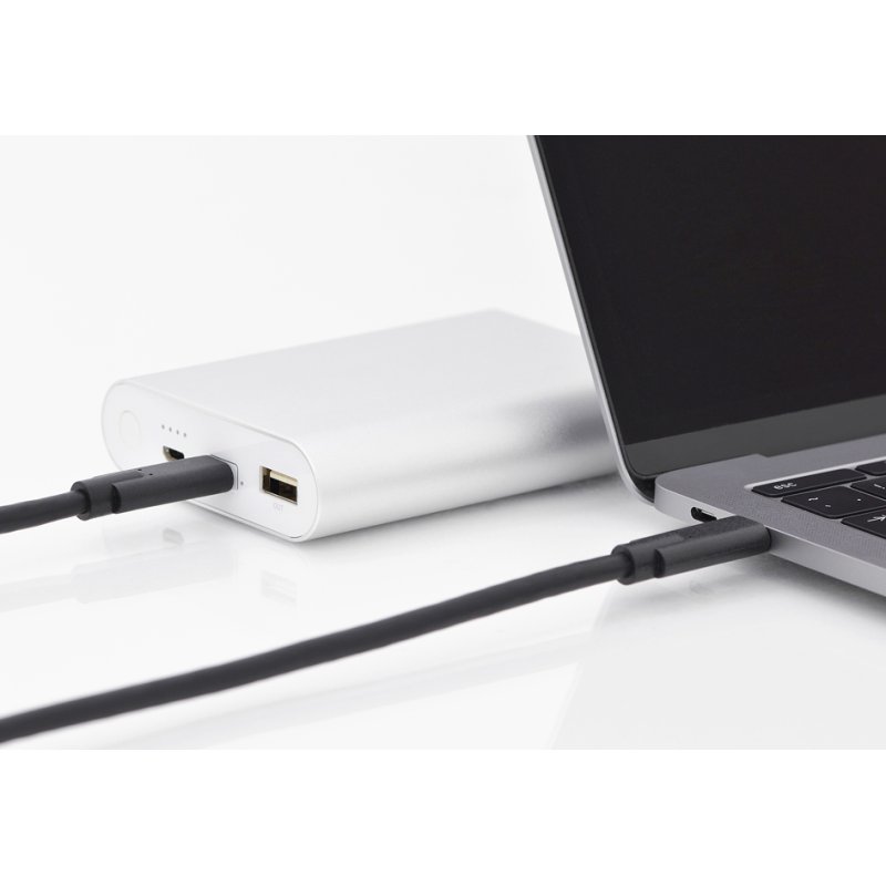 DIGITUS Câble USB 3.1 USB-C vers USB-C, 1,0 m, noir