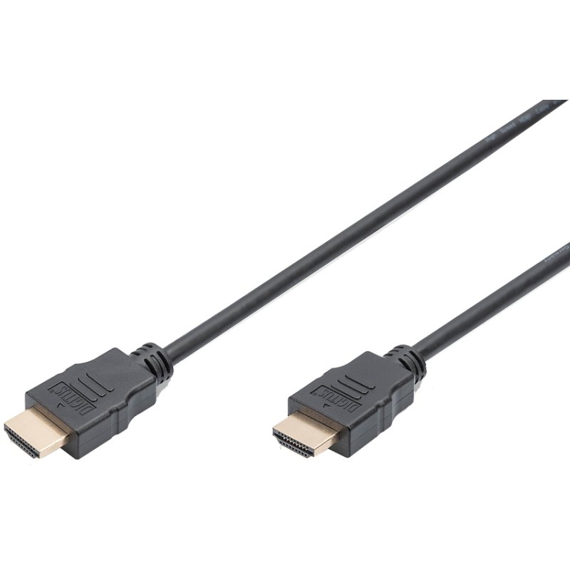 DIGITUS Câble HDMI High Speed, HDMI-A vers HDMI-A, noir, 3,0 mètre
