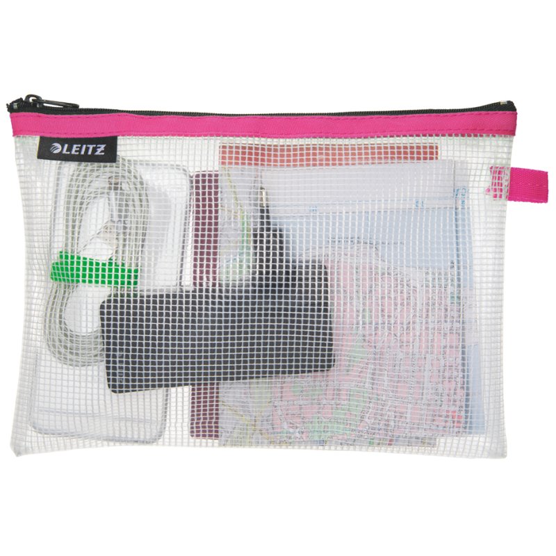 LEITZ sac à fermeture éclair WOW Traveller, taille M, bleu, 240×170 mm