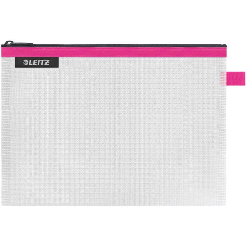 LEITZ WOW Traveller trousse zippée, grand, noir, imperméable