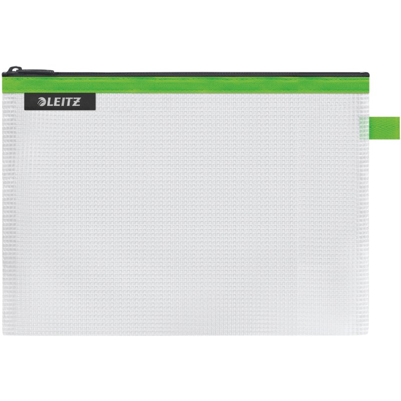LEITZ WOW Traveller trousse zippée, grand, noir, imperméable