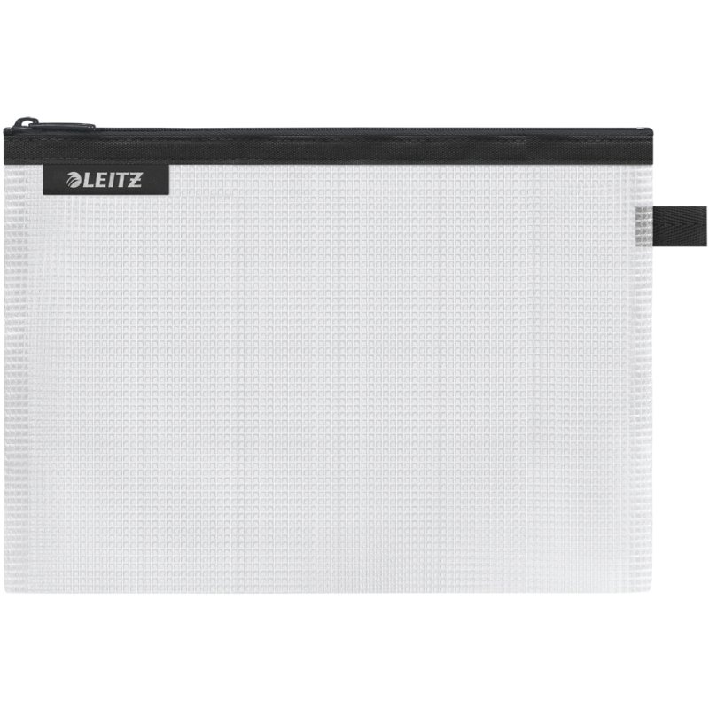 LEITZ WOW Traveller trousse zippée, grand, noir, imperméable