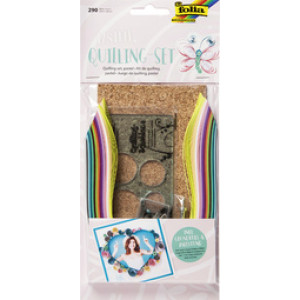 folia quilling set pastel, 290-delig, 14 kleuren