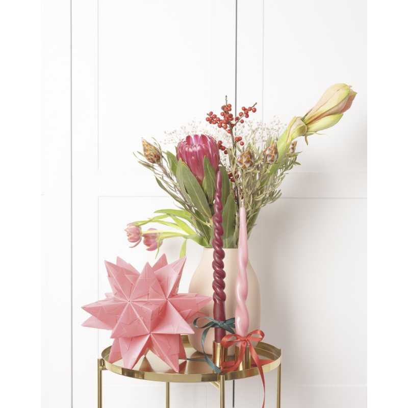folia vouwblaadjes Bascetta-ster, 200×200 mm, roze, 32 vel