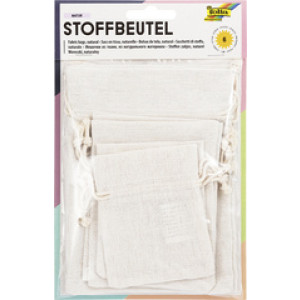 folia stofzakken naturel, katoen/polyester, 3 maten, 6 stuks