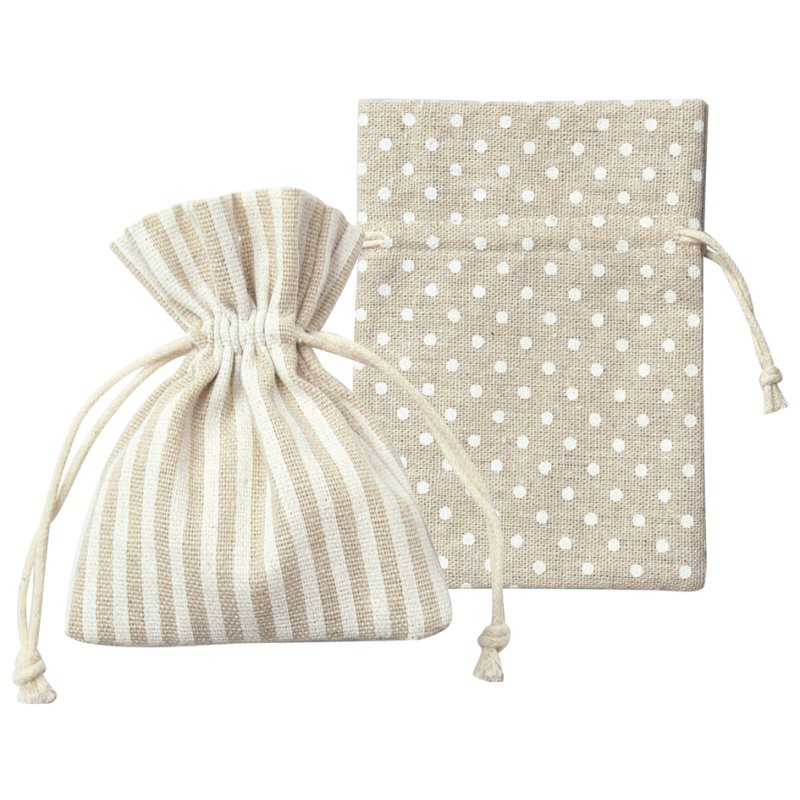 folia stofzakken met bedrukt motief, katoen/polyester, 3 maten, 6 stuks