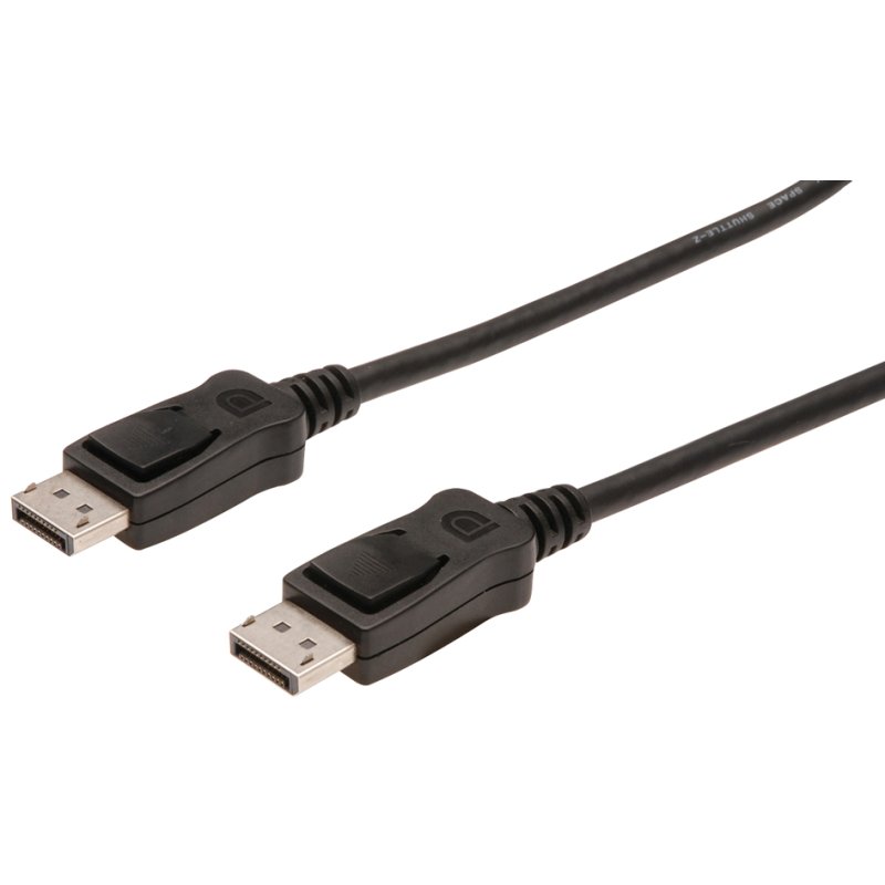 DIGITUS DisplayPort cable, DP to DP, black, 1.0 metre