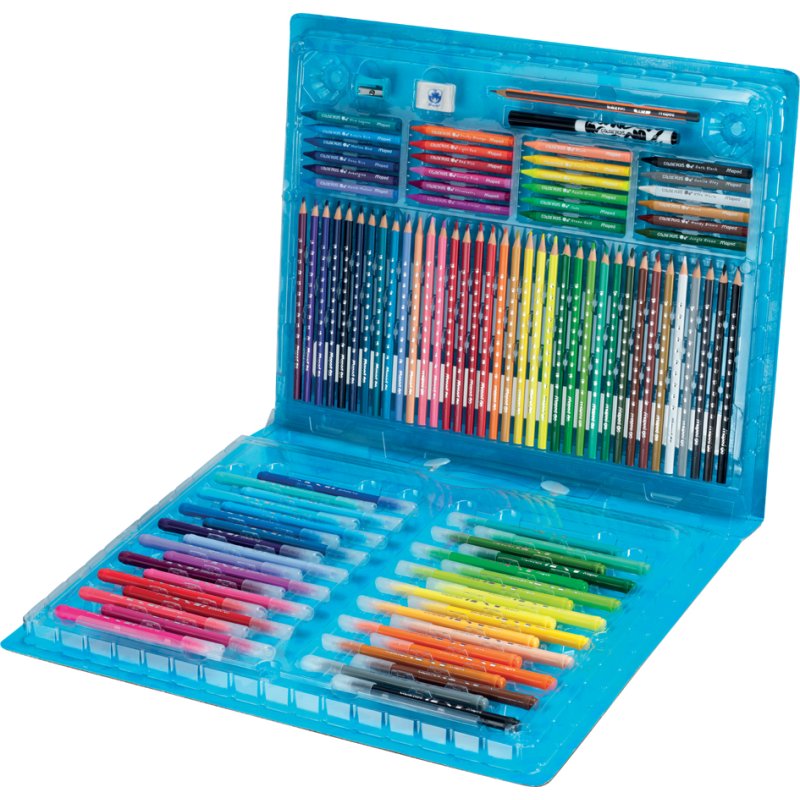 Maped ensemble de dessin Color'Peps, 100 pièces, en mallette