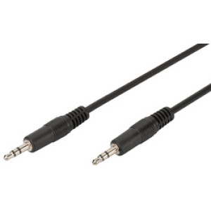 DIGITUS audiokabel 3,5mm jack naar 3,5mm jack 1,5 meter zwart