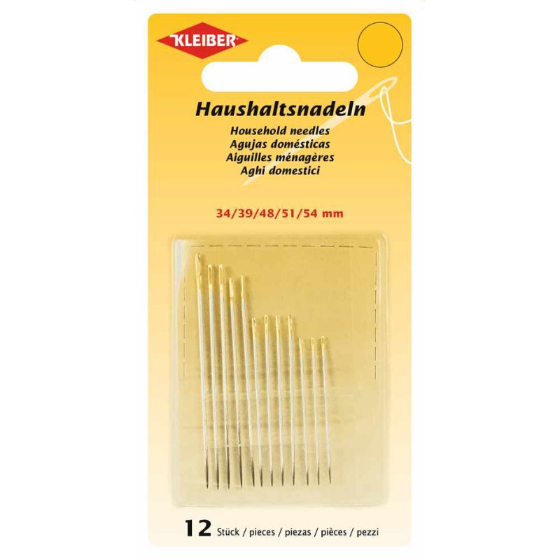 KLEIBER ensemble d'aiguilles à coudre, 50 pièces, différentes tailles