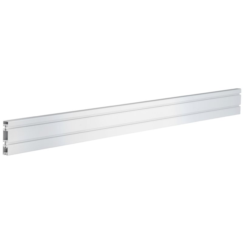 LogiLink rail d'organisation élément de base, blanc mat, aluminium, 1200×22×100 mm