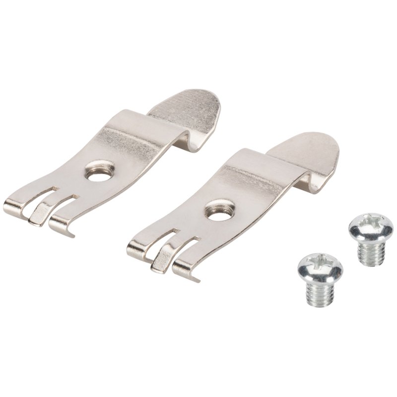 DIGITUS kit de montage montage en rack panneau de brassage, alliage d'aluminium moulé, 2x vis M5