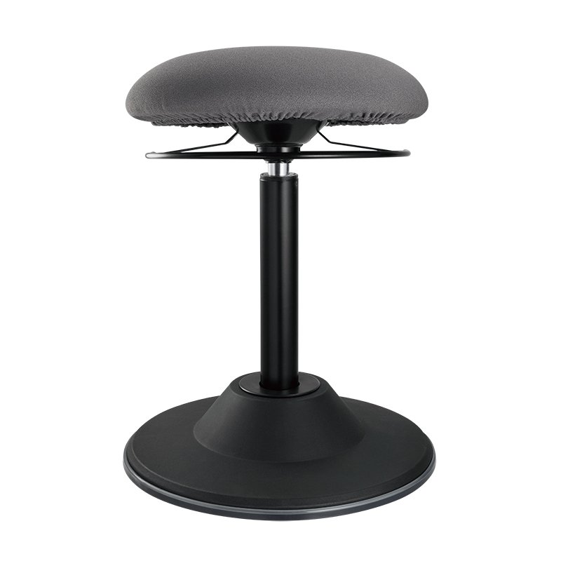 LogiLink height-adjustable stool, gas spring, black