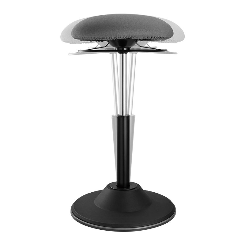 LogiLink height-adjustable stool, gas spring, black
