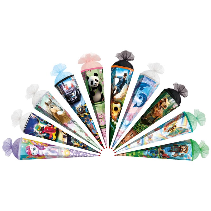ROTH trousse scolaire set, hexagonal, 850 mm, 10 pièces
