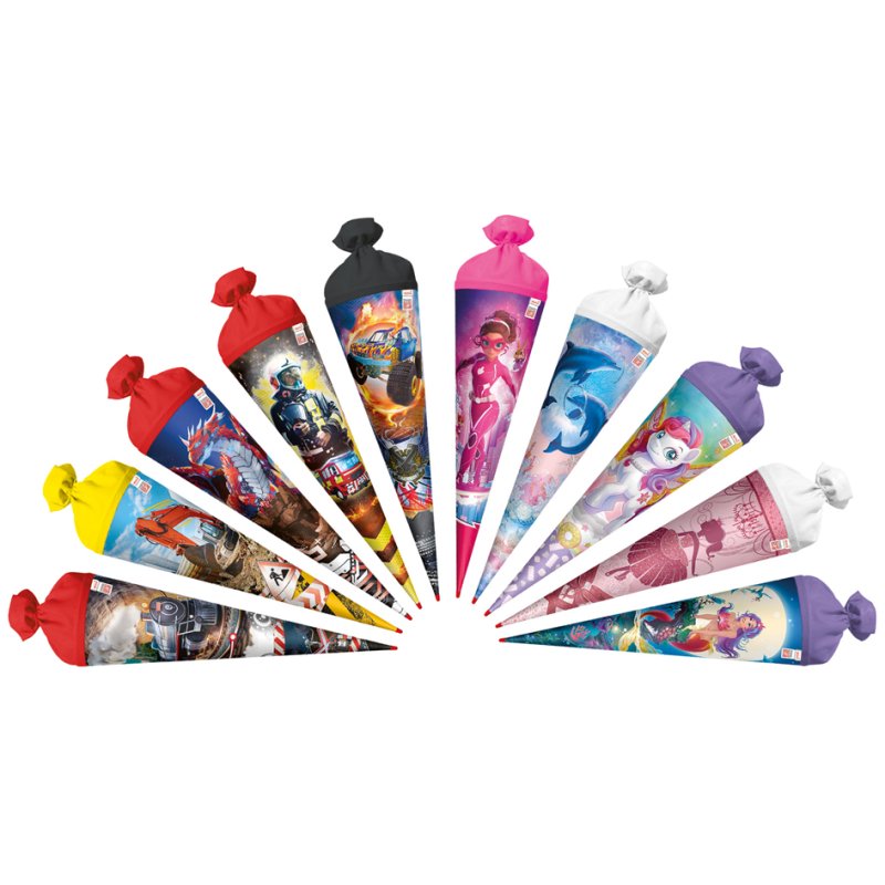 ROTH ensemble de cartables scolaires avec effets, rond, 70 cm, 10 pièces
