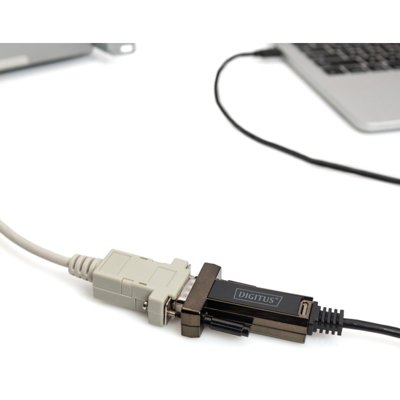DIGITUS Adaptateur USB-C vers RS232, noir, 1,0 m
