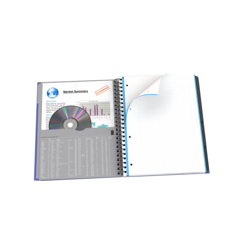 Oxford Touch notitieboek A4+, uitwisbaar, geruit, bruin