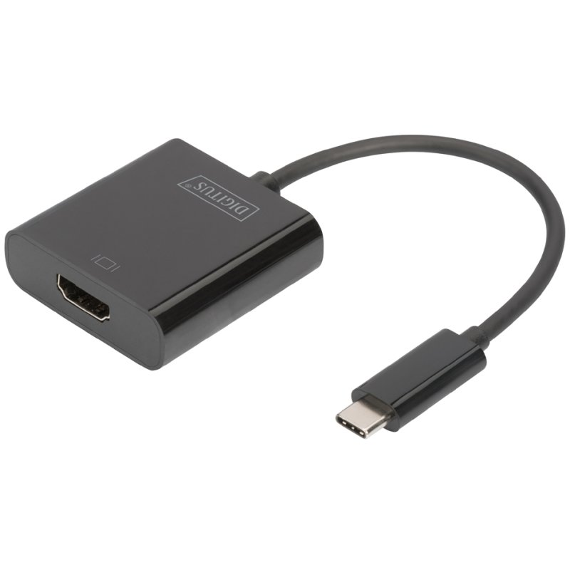 DIGITUS Adaptateur graphique USB 3.1, USB-C vers HDMI, noir, 4K/30Hz