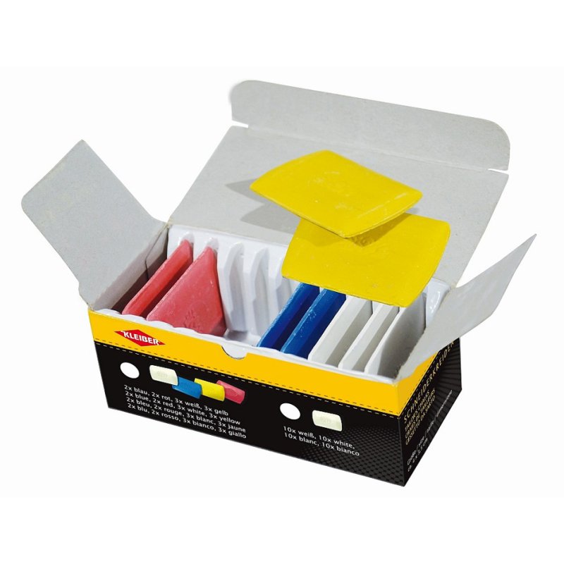 KLEIBER craie de tailleur, 10 couleurs, 10 pièces