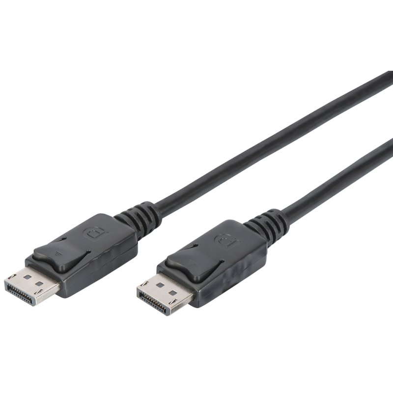 DIGITUS Câble de connexion DisplayPort 1.2, noir, 3,0 m, Ultra HD 4K