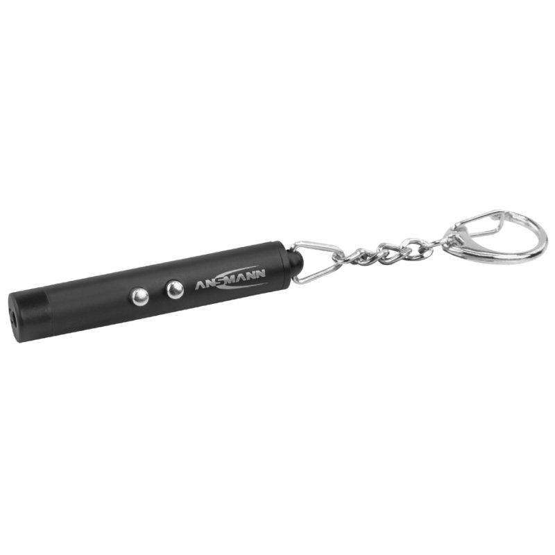 ANSMANN pointeur laser 2-en-1, noir, portée 50 m