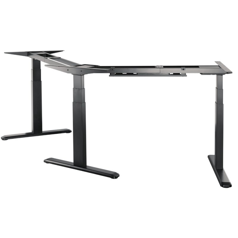 LogiLink cadre électriquement réglable, angle 120°, noir, 620-1280 mm